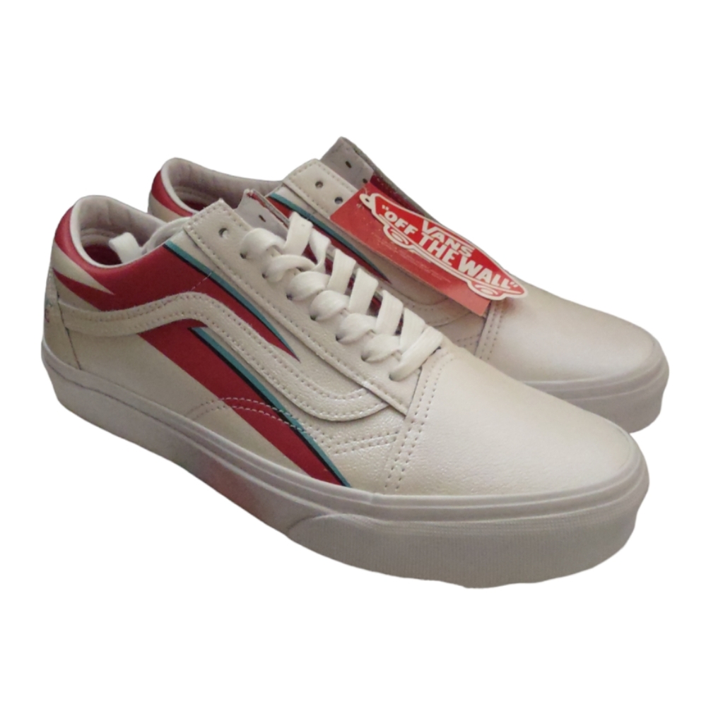 NEW! VANS OLD SKOOL DAVID BOWIE ALADDIN SANE WOMENS SIZE 9.5 (Size 8 Men)